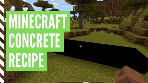 Black Concrete Minecraft Recipe