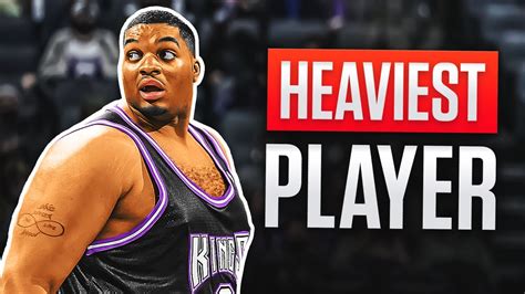 10 HEAVIEST Players In NBA History - YouTube