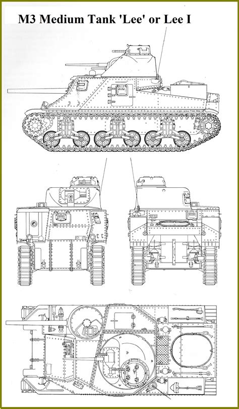 The M3 Lee Medium Tank Page: All on one page, because Menu space is at ...