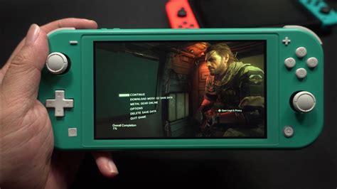 Metal Gear Solid V: The phantom pain On Nintendo Switch LITE - YouTube