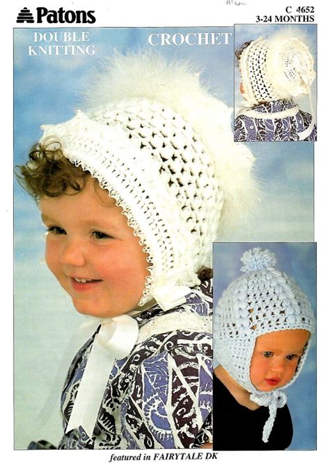 PATONS 4652 CROCHET PATTERN | Rock The Cradle Patterns