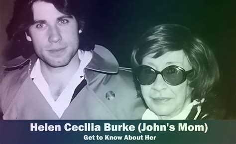 Helen Cecilia Burke – John Travolta’s Mom | Know About Her | John travolta, Actor john, Helen