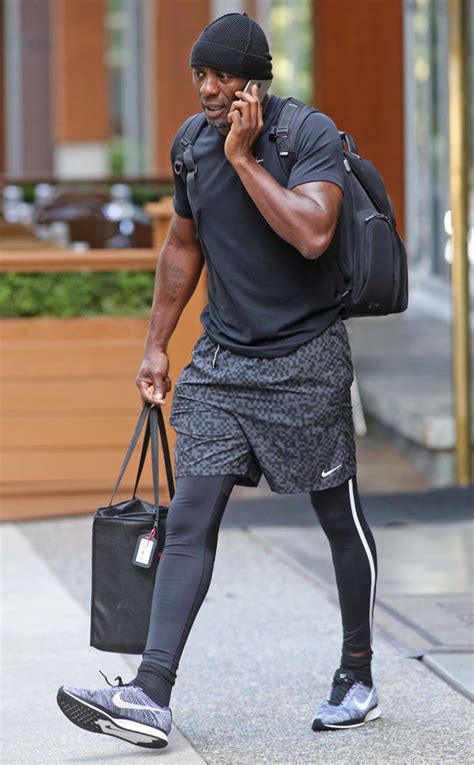 Idris Elba Leaves the Gym Looking as Fine as Ever—Check Out His Muscles! - E! Online