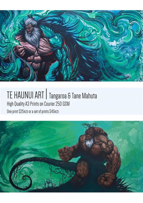 Maori - Atua Prints/Maori Gods by TeHaunuiArt on DeviantArt