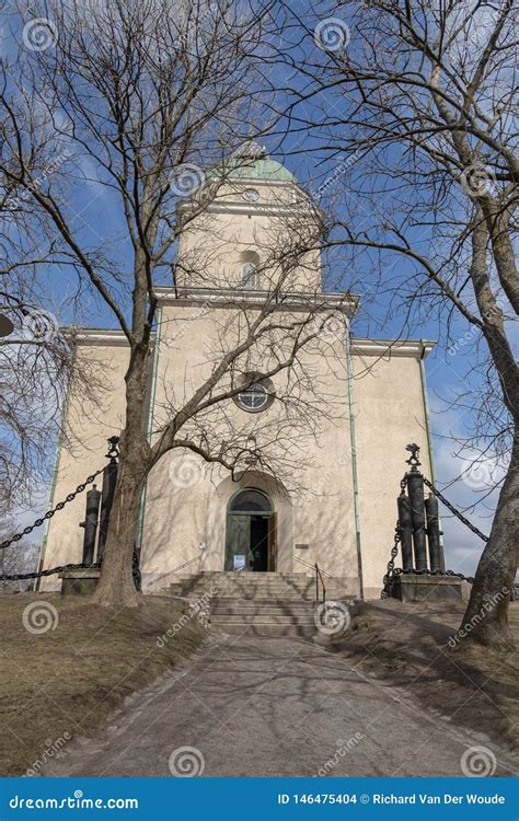 The church of Suomenlinna editorial stock image. Image of converted ...