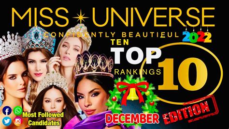 TOP 10 MISS UNIVERSE 2022(NOVEMBER EDITION) 🥇 Own That Crown