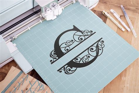 Letter C Split Monogram SVG, Split Monogram SVG, Letter C cricut By TLSDigitalDesigns ...