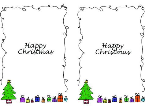 Christmas Card Inserts Free Printable PRINTABLE TEMPLATES - Free Printable Card