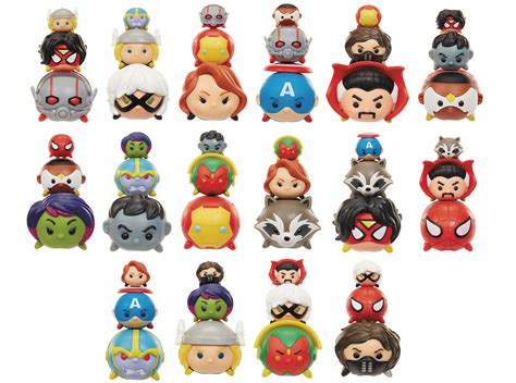 Jakks Pacific Toys Marvel Tsum Tsum Figures SET OF 12 #1 (Large)(Hulk, Thanos, Thor, Gamora 8 ...