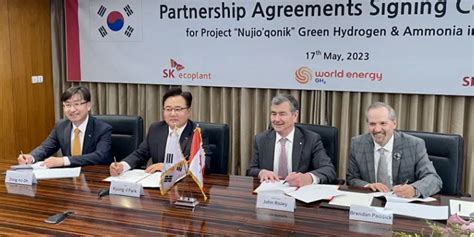 World Energy GH2 Signs Investment Agreement with South Korean Company ...