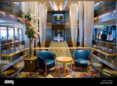 Interior of Celebrity Cruise Lines Infinity cruise ship elegantly ...