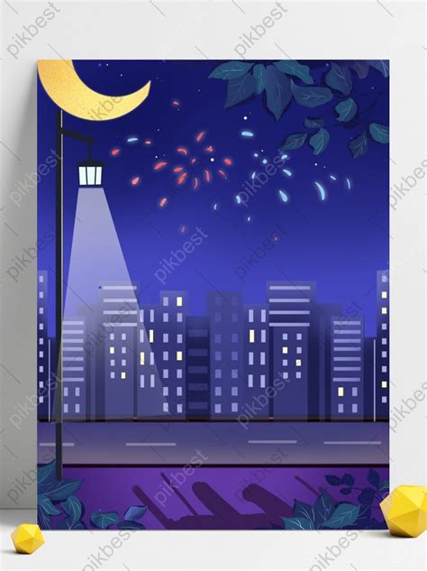 Beautiful Drawing Night City Landscape Drawing Background Backgrounds | PSD Free Download - Pikbest