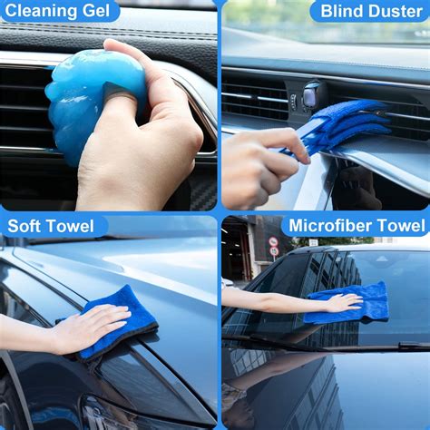 Multi-functional Car Washing Kits Vehicle Clean Products Microfiber ...