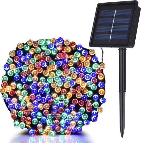 Cube-LED Solar Fairy Lights Outdoor - 10-200m Waterproof String Lights for Tree Patio Tent Fence ...