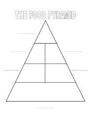 food pyramid - ESL worksheet by martalara