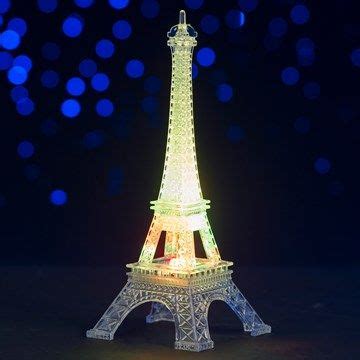 Color Change Eiffel Tower Centerpiece | Paris prom theme, Eiffel tower ...