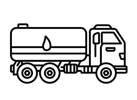 13 Tanker Truck Coloring Pages - ColoringPagesOnly.com