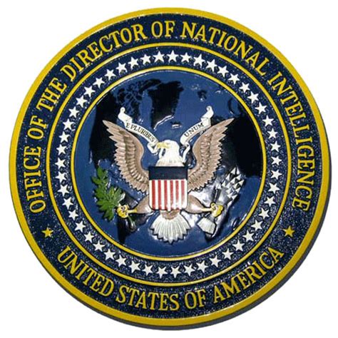 Director of National Intelligence ODNI Seal / Podium Plaque – American ...