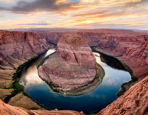 Horseshoe Bend Aerial View Wallpapers - Wallpaper Cave