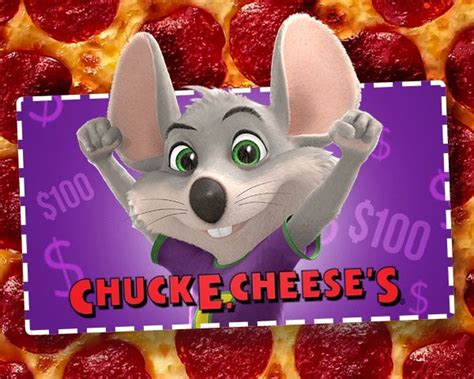 Enter Now to Win a $100 Chuck E. Cheese's Gift Card! | Gift card, Cheese gifts, Cards