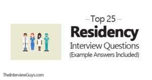 Top 25 Residency Interview Questions (Example Answers Included)