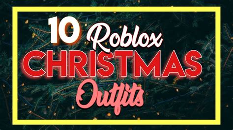 ROBLOX CHRISTMAS OUTFITS !(boys and girls) - YouTube