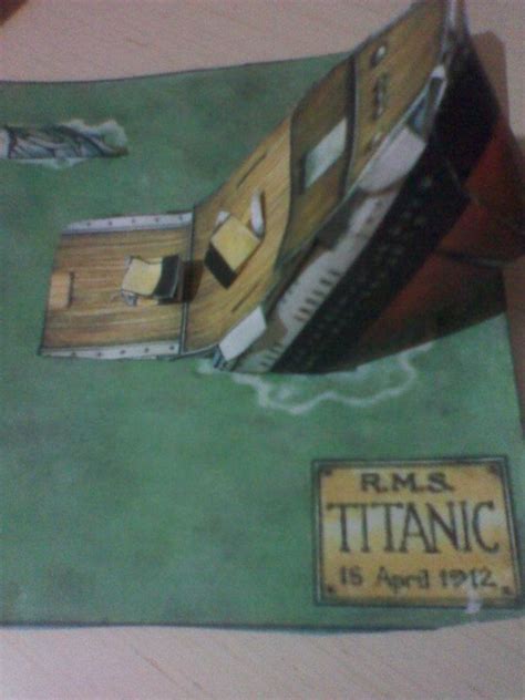 RMS TITANIC SINKING MODEL DIORAMA by MarKZ92 on DeviantArt