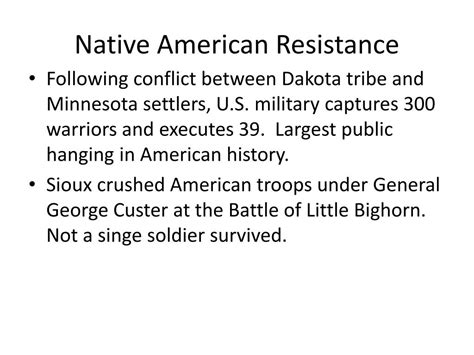 PPT - Native American Persecution and Resistance PowerPoint ...