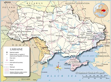 Ukraina Mapa | MAPA