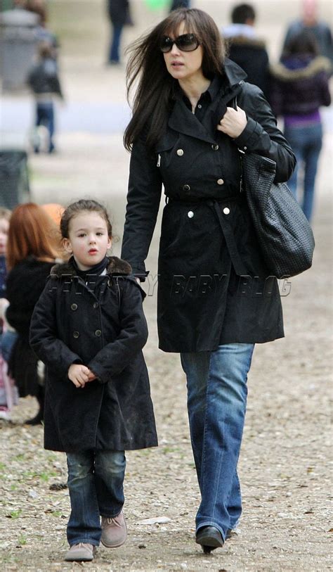 Monica Bellucci and Deva at children's carnival – Moms & Babies – Celebrity Babies and Kids ...