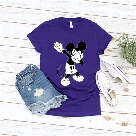 Matching Disney Shirts Mickey Mouse Dabbing Shirt Mickey - Etsy