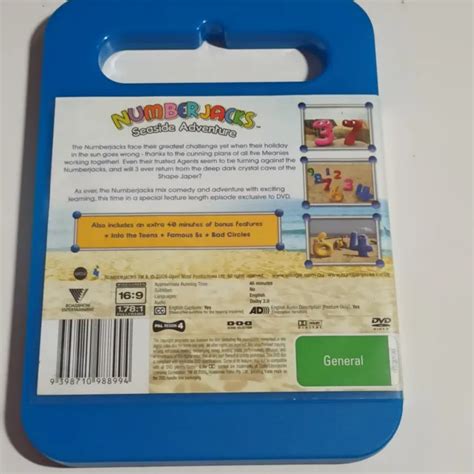 NUMBERJACKS SEASIDE ADVENTURE DVD, 2009 Kids DVD Region 4 Acceptable Condition $11.11 - PicClick AU