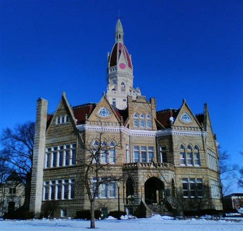 Pike County (Pittsfield, Illinois) Courthouse (1894) | Pike county, Pittsfield, Towns