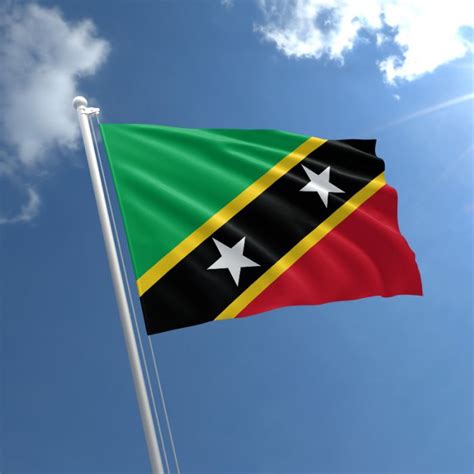 St. Kitts & Nevis Flag | Flag of St. Kitts & Nevis | The Flag Shop