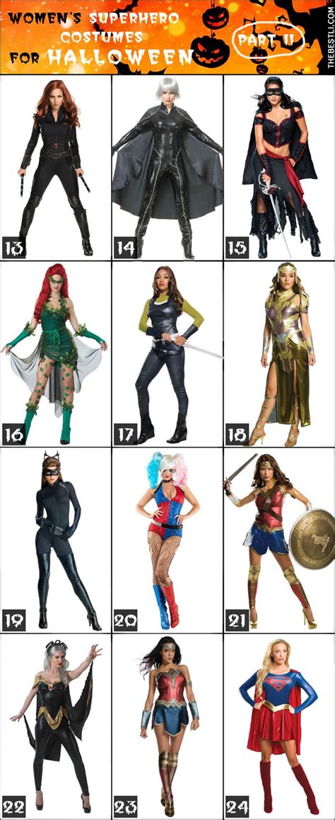 Womens Superhero & Villain Costume Ideas for Halloween 2017 Part II | Super hero outfits, Marvel ...