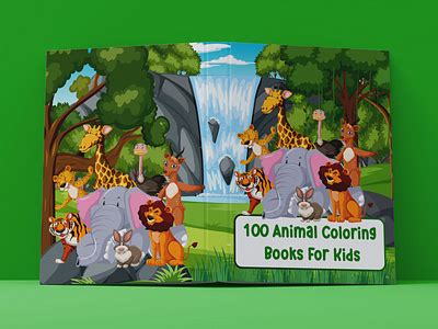 100 Animal Coloring Books For Kids by Tanvir Rokon on Dribbble