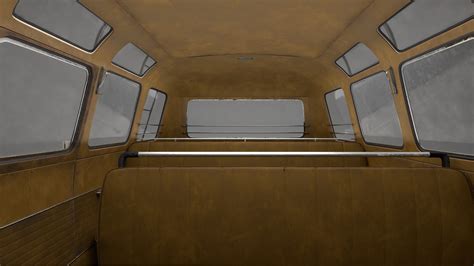 3D Volkswagen T1 Full Interior And Chassis - TurboSquid 2087654