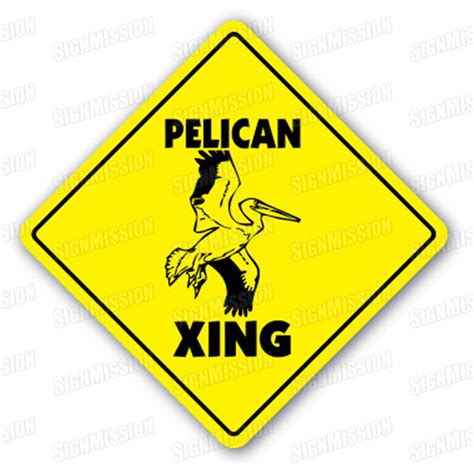 PELICAN CROSSING Sign Novelty Gift Animal - Etsy