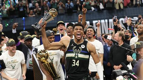 NBA Finals: Milwaukee Bucks forward Giannis Antetokounmpo named Bill ...