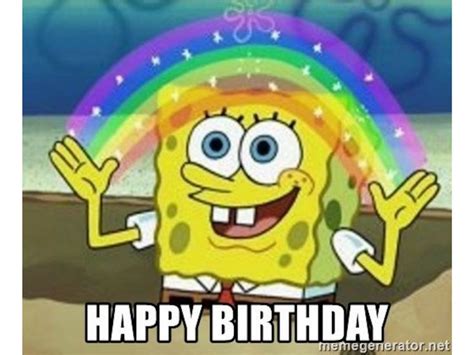 15 of the Best Happy Birthday Memes | Spongebob cartoon, Spongebob, Cartoon memes