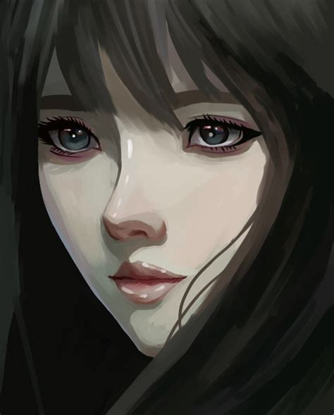 Tried a realistic anime style : r/AnimeSketch