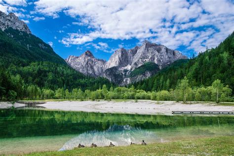 A picturesque lake near Kranjska Gora. Julian Alps, Cycling Holiday, Alpine Meadow, Lake Bled ...