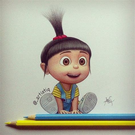 Cas @_artistiq_art Agnes from Despic...Instagram photo | Websta | Disney art, Cute drawings ...