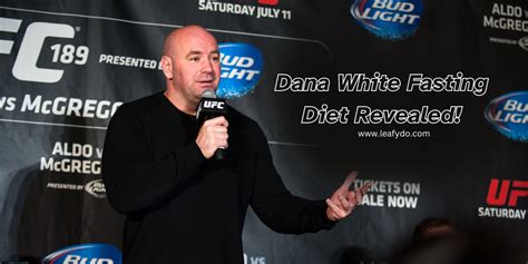 Dana White Fasting Diet Revealed!