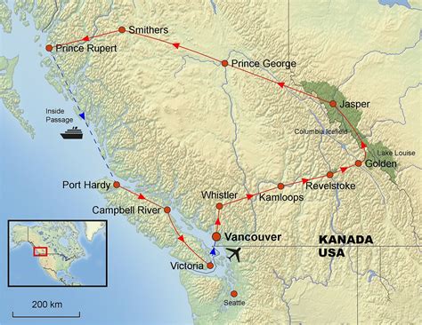 Prince Rupert Canada Map | secretmuseum
