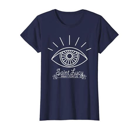 St. Lucy T-Shirt St. Lucia Martyr Eyes Catholic Saints in 2020 | Shirts ...