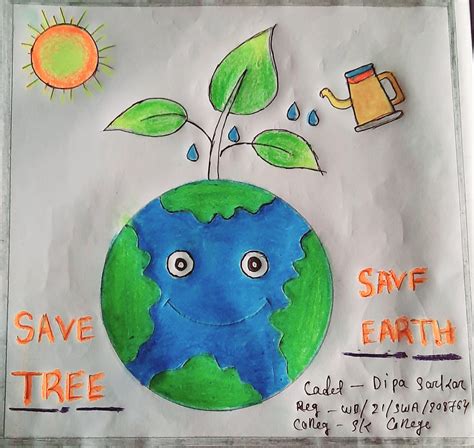 Save tree ? save earth ? – India NCC