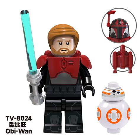 Star Wars Obi-Wan Kenobi (Mandalorian Armor) TV-8024 Minifigures - Brixtoy