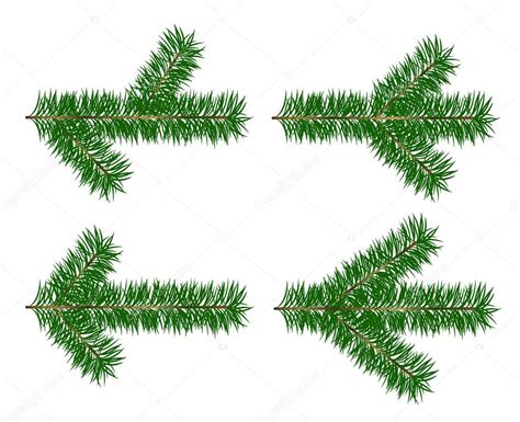 Christmas Tree Branch — Stock Vector © Jirkapravda #6674123