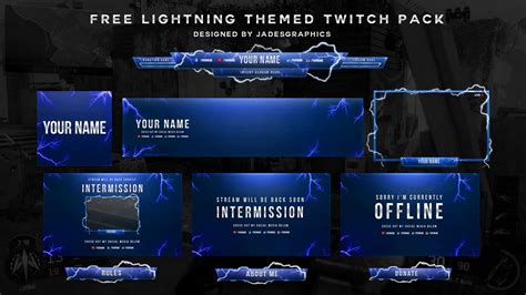 Free Twitch Template Pack | Designed By @Jadesgraphics - YouTube